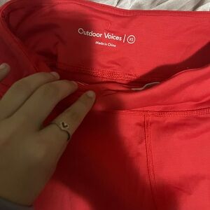 Outdoor Voices Red Top XS